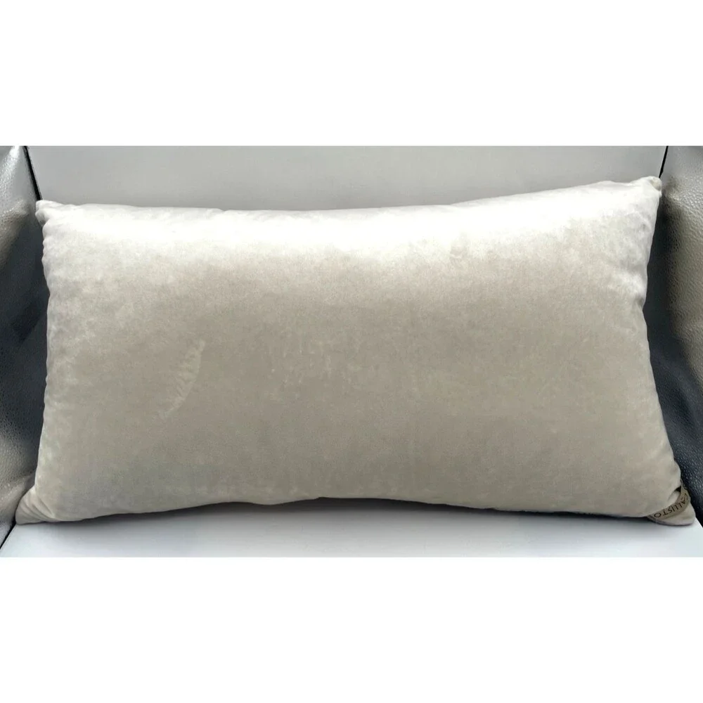 Callisto Home Decorative Lumbar Pillow with Feather Fill 24x14